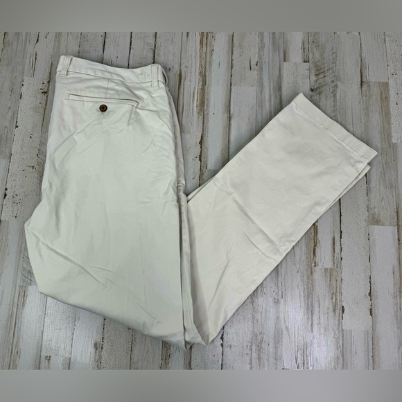 Tommy Bahama Other - Tommy Bahama Pants Mens 36x33 Khaki Cream Cotton Tencel